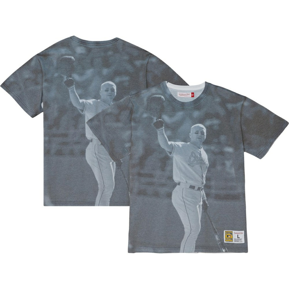 Cal Ripken Jr. Baltimore Orioles Cooperstown Collection Highlight Sublimated Player Graphic T-Shirt | Mitchell & Ness