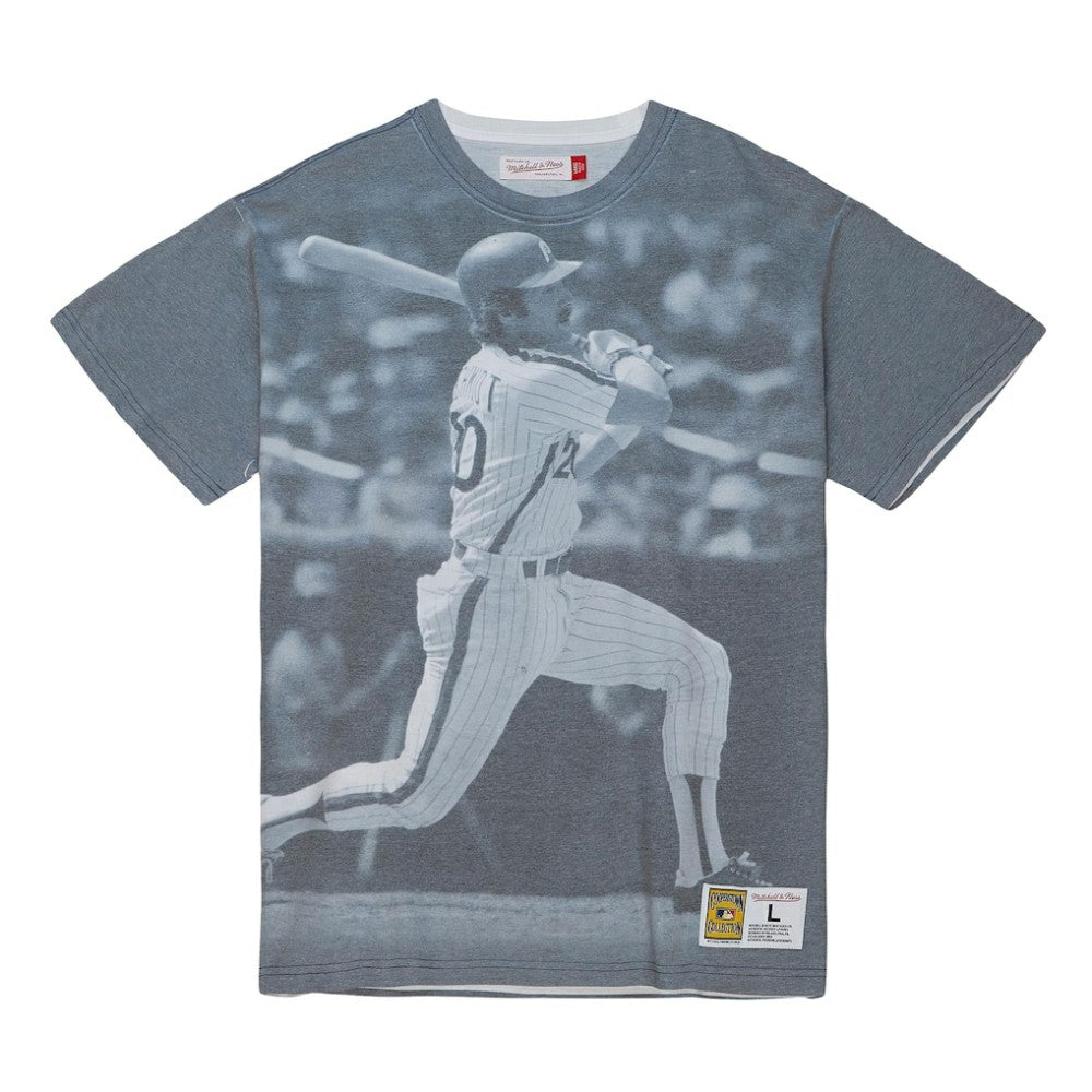 Mike Schmidt Philadelphia Phillies Cooperstown Collection Highlight Sublimated Player Graphic T-Shirt | Mitchell & Ness