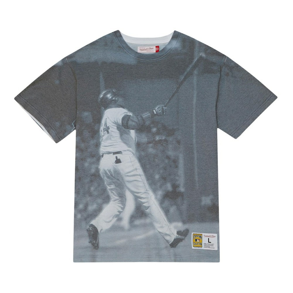 David Ortiz Boston Red Sox Cooperstown Collection Highlight Sublimated Player Graphic T-Shirt | Mitchell & Ness