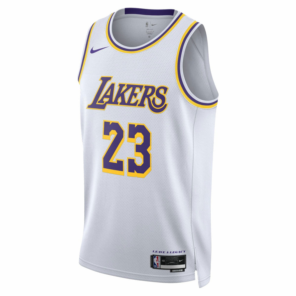 LeBron James Los Angeles Lakers Unisex Swingman Jersey - Association Edition - White