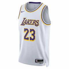 LeBron James Los Angeles Lakers Unisex Swingman Jersey - Association Edition - White