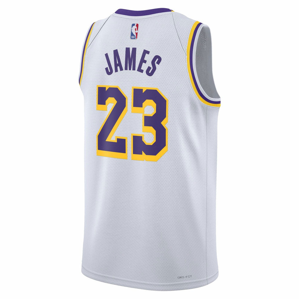 LeBron James Los Angeles Lakers Unisex Swingman Jersey - Association Edition - White