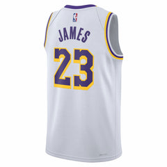 LeBron James Los Angeles Lakers Unisex Swingman Jersey - Association Edition - White