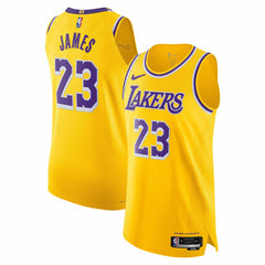 LeBron James Los Angeles Lakers Authentic Jersey - Icon Edition - Gold