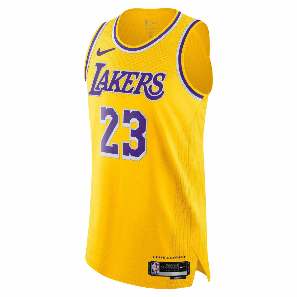 LeBron James Los Angeles Lakers Authentic Jersey - Icon Edition - Gold