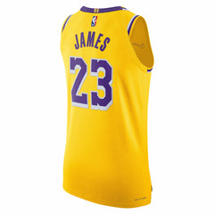LeBron James Los Angeles Lakers Authentic Jersey - Icon Edition - Gold