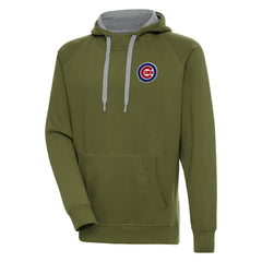Chicago Cubs Antigua Victory Pullover Hoodie Olive