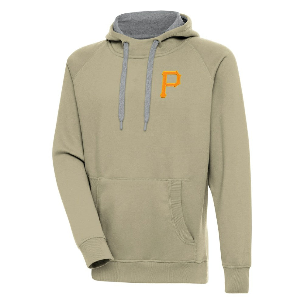 Pittsburgh Pirates Antigua Victory Pullover Hoodie Khaki
