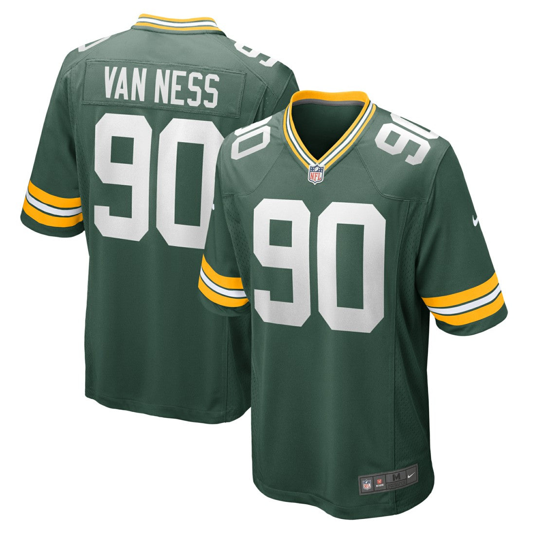 Lukas Van Ness Green Bay Packers Game Jersey - Green