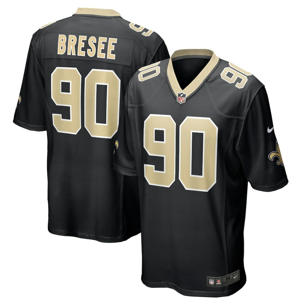 Bryan Bresee New Orleans Saints Game Jersey - Black