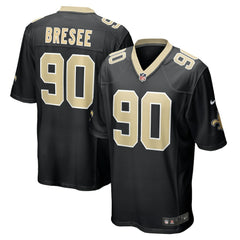 Bryan Bresee New Orleans Saints Game Jersey - Black