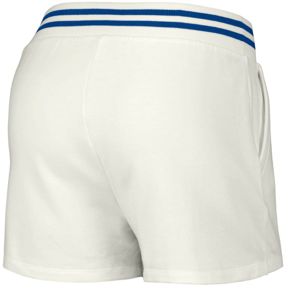 Chicago Cubs Lusso Women's Maeg Tri-Blend Pocket Shorts White