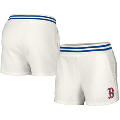 Boston Red Sox Lusso Women's Maeg Tri-Blend Pocket Shorts White