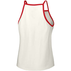 St. Louis Cardinals Lusso Women's Nadine Halter Tank Top White