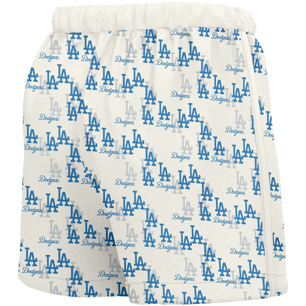 Los Angeles Dodgers Lusso Women's Marge Shorts White