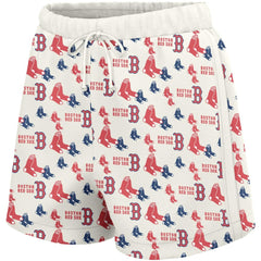 Boston Red Sox Lusso Women's Marge Shorts White