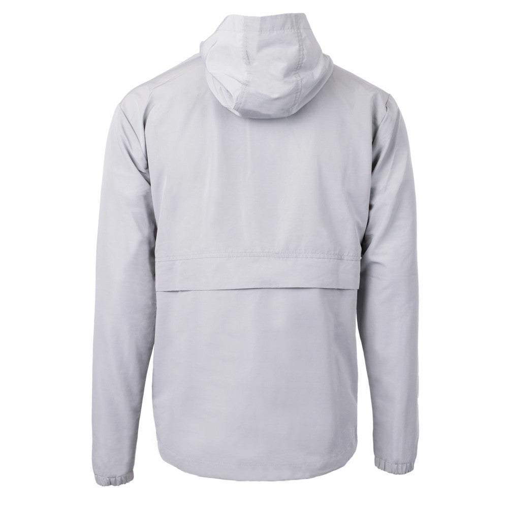 Cleveland Guardians Cutter & Buck Charter Eco Recycled Half-Zip Anorak Jacket Gray
