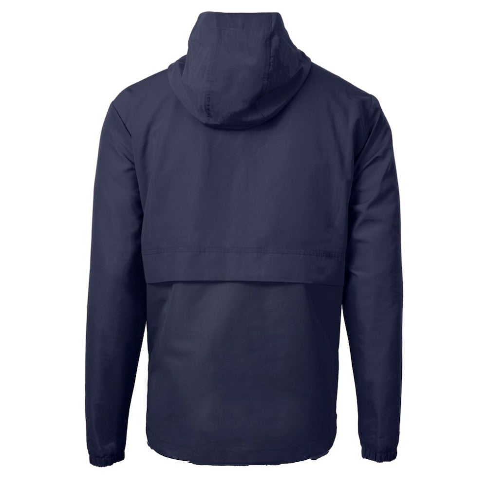 Minnesota Twins Cutter & Buck Charter Eco Recycled Half-Zip Anorak Jacket Navy