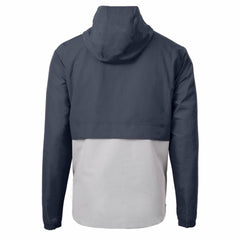 Minnesota Twins Cutter & Buck Charter Eco Recycled Half-Zip Anorak Jacket Navy/Gray