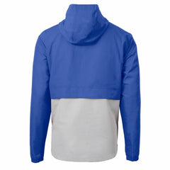 New York Mets Cutter & Buck Charter Eco Recycled Half-Zip Anorak Jacket Royal/Gray