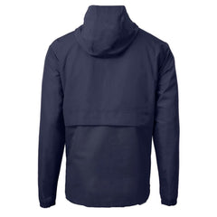 Seattle Mariners Cutter & Buck Charter Eco Recycled Half-Zip Anorak Jacket Navy