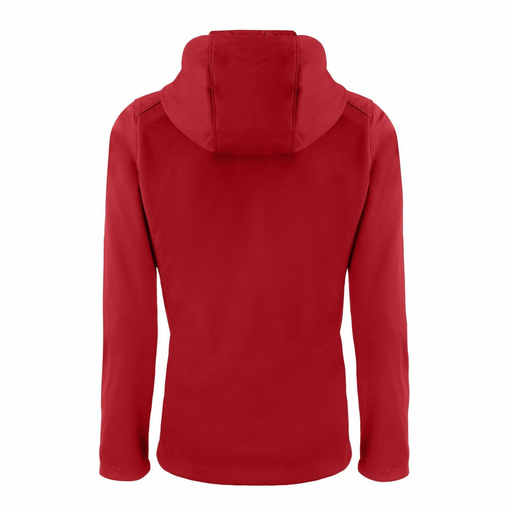 Cleveland Guardians Cutter & Buck Women's Evoke Eco Softshell Recycled Full-Zip Jacket Red