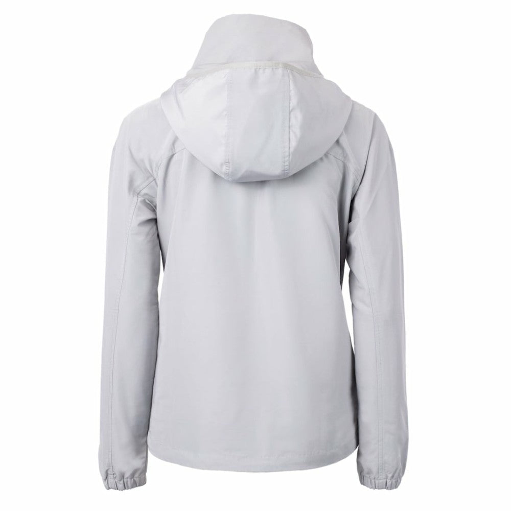 Houston Astros Cutter & Buck Women's Charter Eco Recycled Full-Zip Jacket Gray