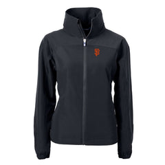 San Francisco Giants Cutter & Buck Women's Charter Eco Recycled Full-Zip Jacket Black