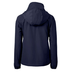 Atlanta Braves Cutter & Buck Women's Charter Eco Recycled Half-Zip Anorak Jacket Navy