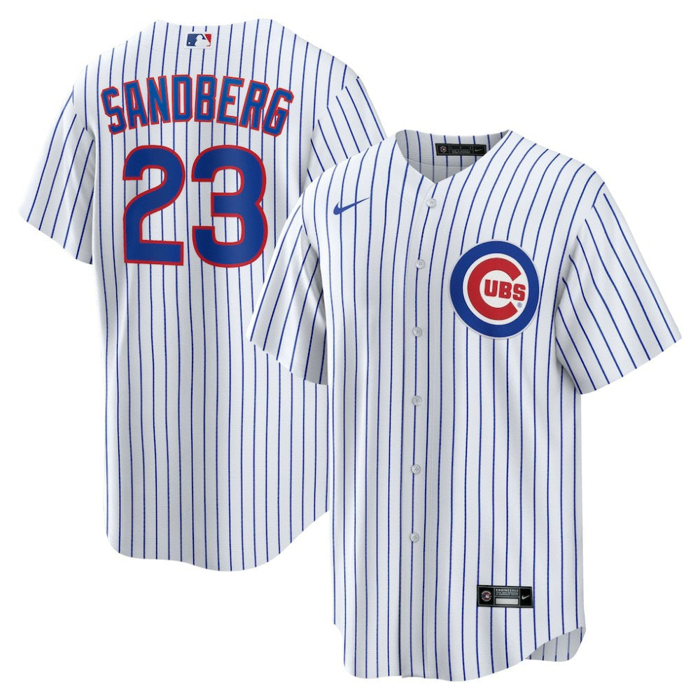 Ryne Sandberg Chicago Cubs Home Retired Player Replica Jersey White | Nike