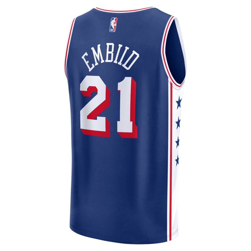 Joel Embiid Philadelphia 76ers Fast Break Replica Jersey - Icon Edition - Royal