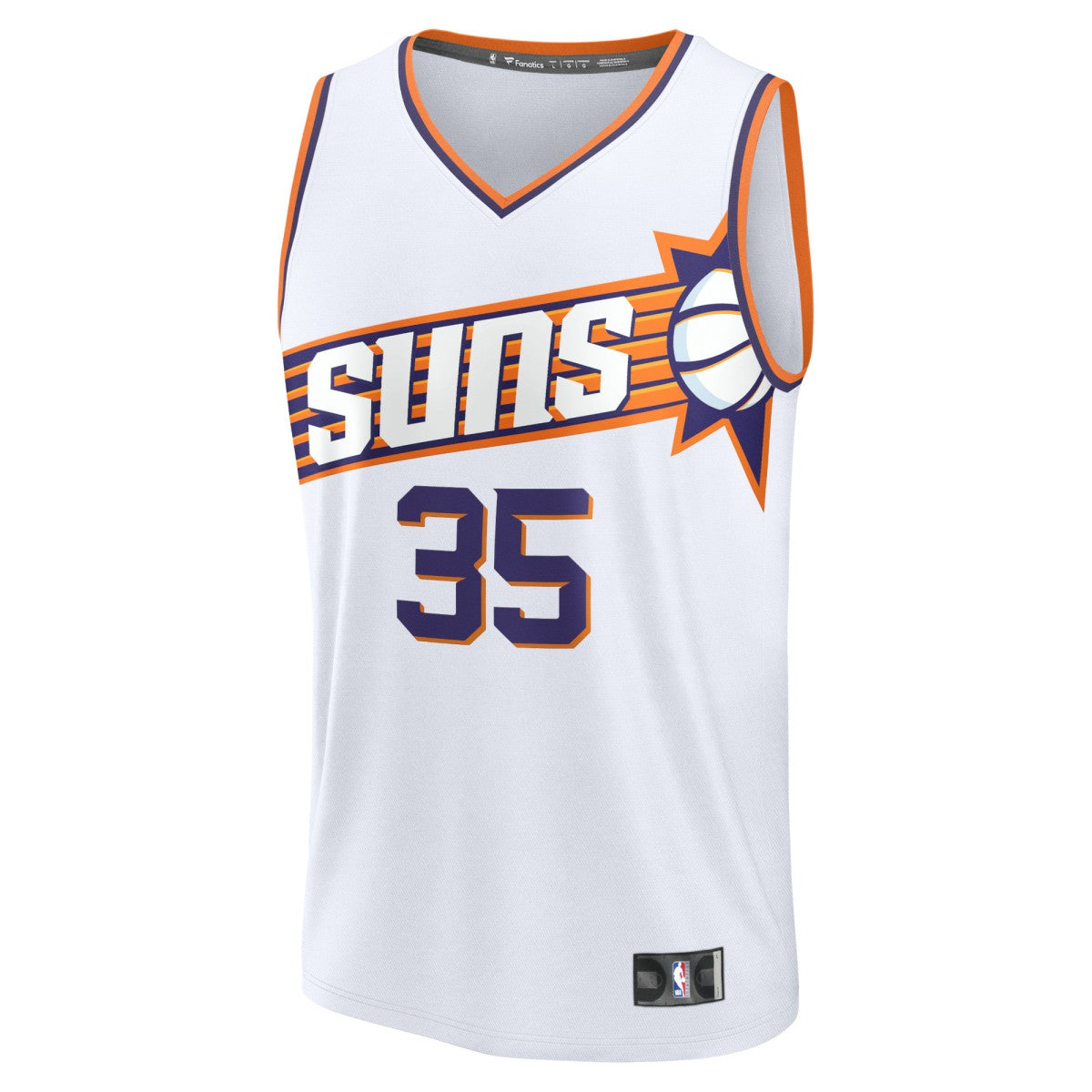 Kevin Durant Phoenix Suns Fast Break Replica Jersey - Association Edition - White