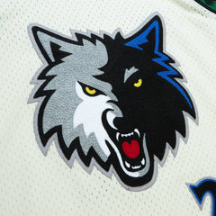 Kevin Garnett Minnesota Timberwolves Chainstitch Swingman Jersey - Cream