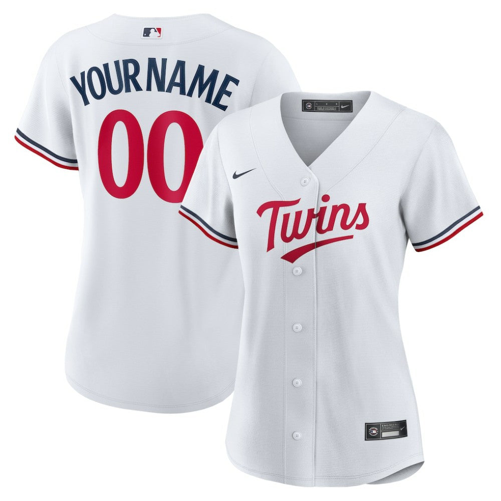 Minnesota Twins Women's Home Replica Custom Jersey White | Nike