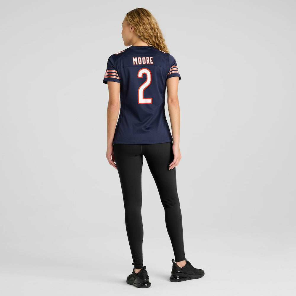 D.J. Moore Chicago Bears Women's Player Jersey - Navy