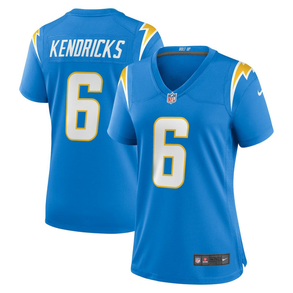 Eric Kendricks Los Angeles Chargers Women's Game Player Jersey - Powder Blue