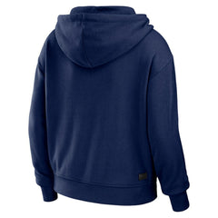 Boston Red Sox WEAR by Erin Andrews Women's  Color Block Full-Zip Hoodie Navy/White