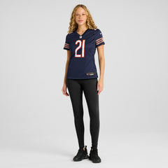 D'Onta Foreman Chicago Bears Women's Game Jersey - Navy
