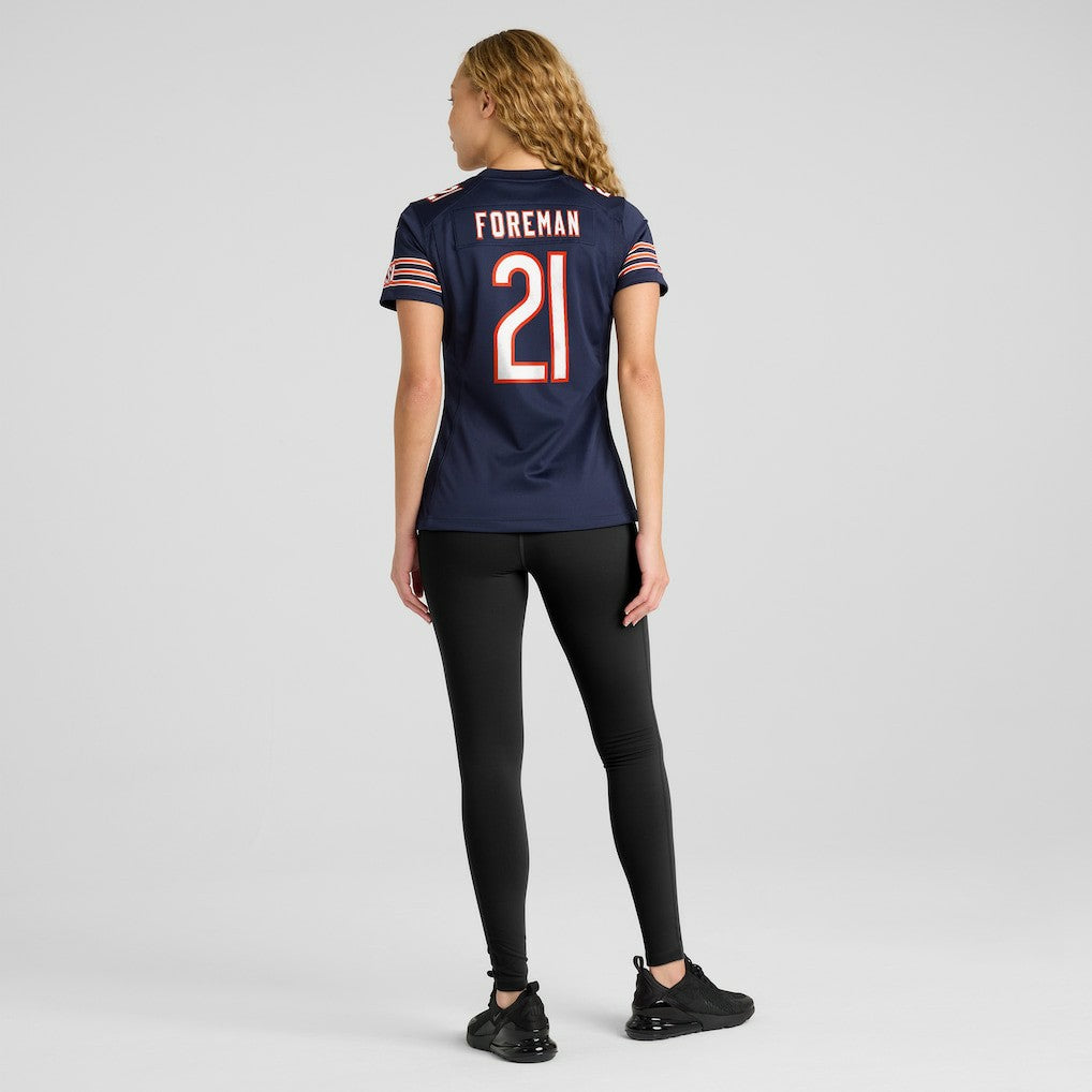 D'Onta Foreman Chicago Bears Women's Game Jersey - Navy