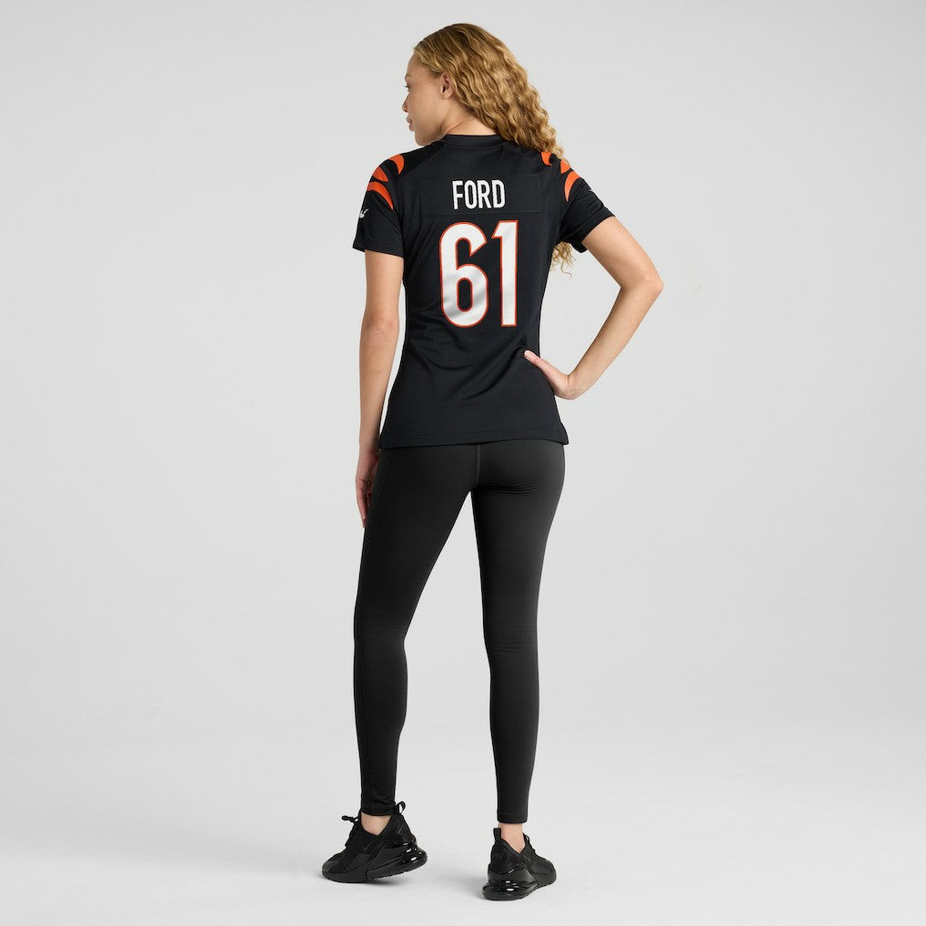 Cody Ford Cincinnati Bengals Women's Game Jersey - Black