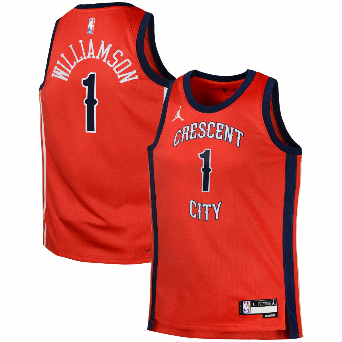 Zion Williamson New Orleans Pelicans Jordan Brand Swingman Jersey Statement - Red shop