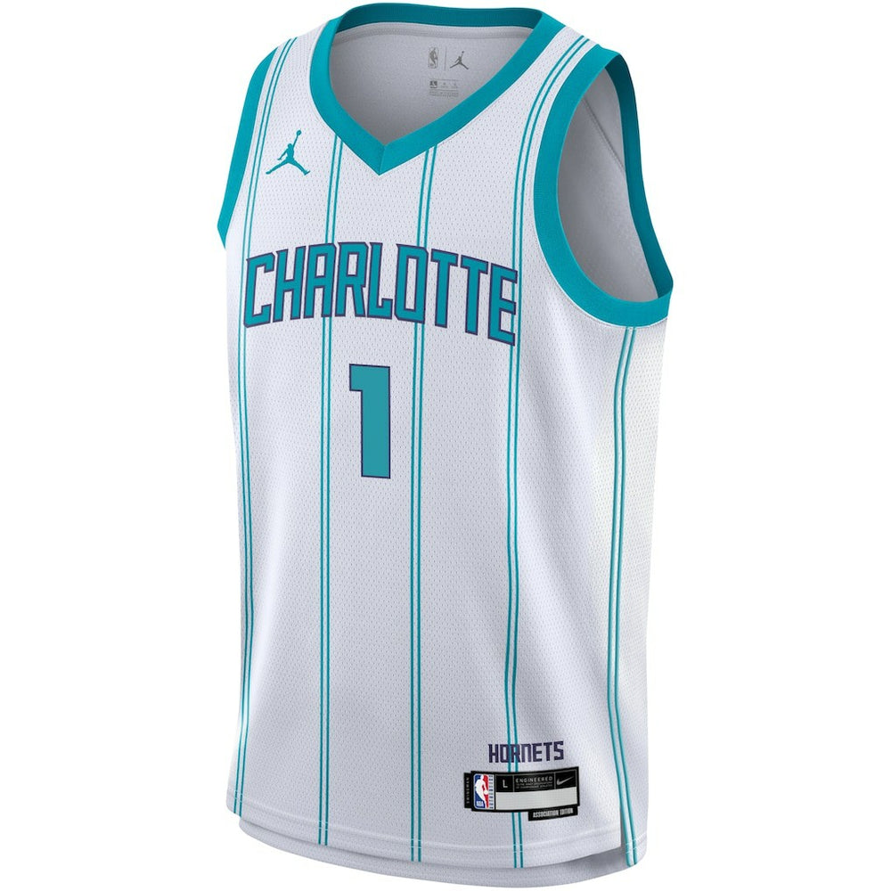 LaMelo Ball Charlotte Hornets Youth Swingman Jersey - Association Edition - White