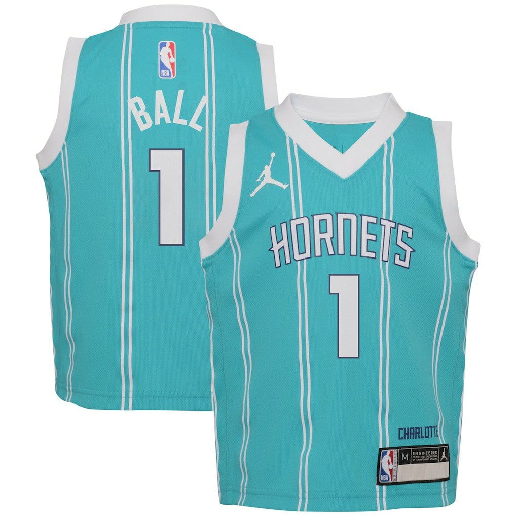 LaMelo Ball Charlotte Hornets Jordan Brand Preschool Swingman Player Jersey - Icon Edition - Teal outlet
