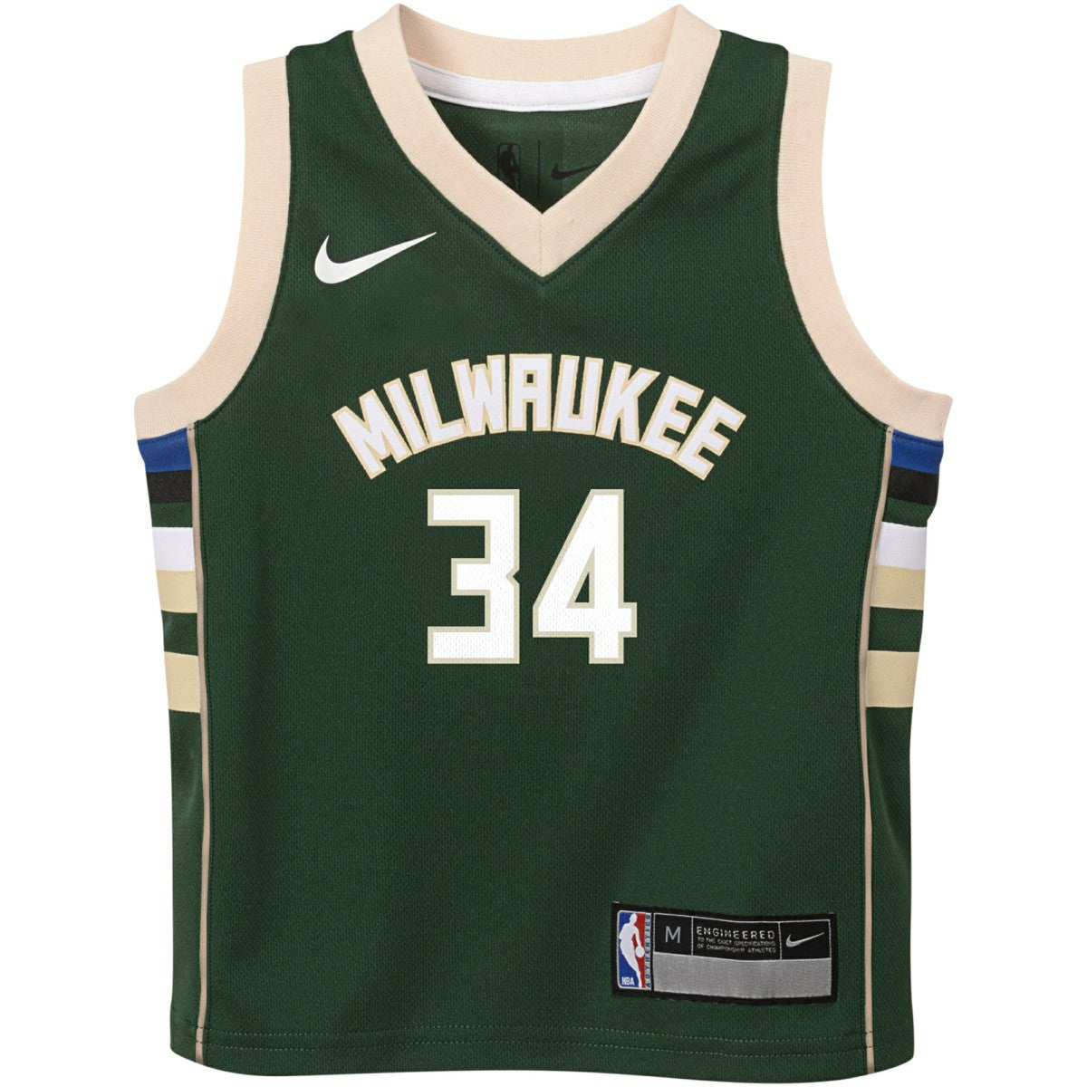 Giannis Antetokounmpo Milwaukee Bucks Preschool Swingman Player Jersey - Icon Edition - Hunter Green