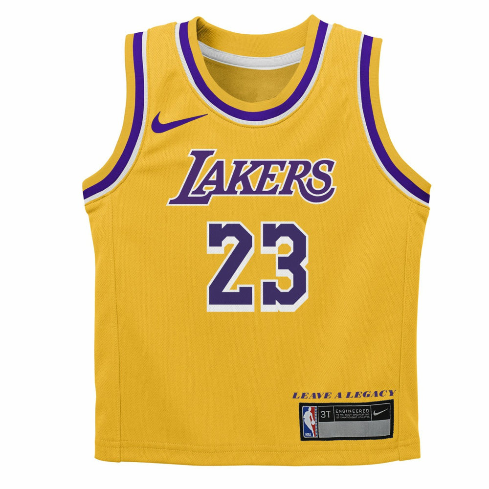 LeBron James Los Angeles Lakers Preschool Dri-FIT Swingman Player Jersey - Icon Edition - Gold