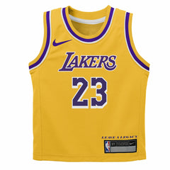 LeBron James Los Angeles Lakers Preschool Dri-FIT Swingman Player Jersey - Icon Edition - Gold