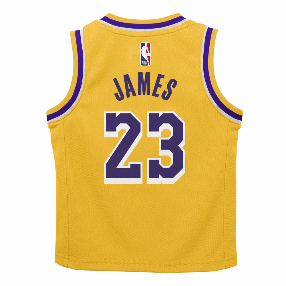 LeBron James Los Angeles Lakers Preschool Dri-FIT Swingman Player Jersey - Icon Edition - Gold