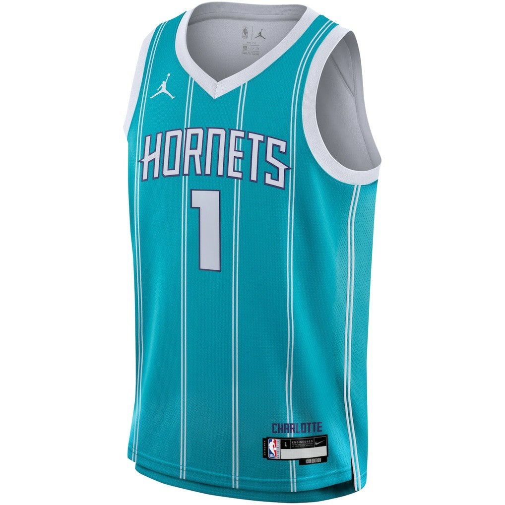 LaMelo Ball Charlotte Hornets Youth Swingman Jersey - Icon Edition - Teal