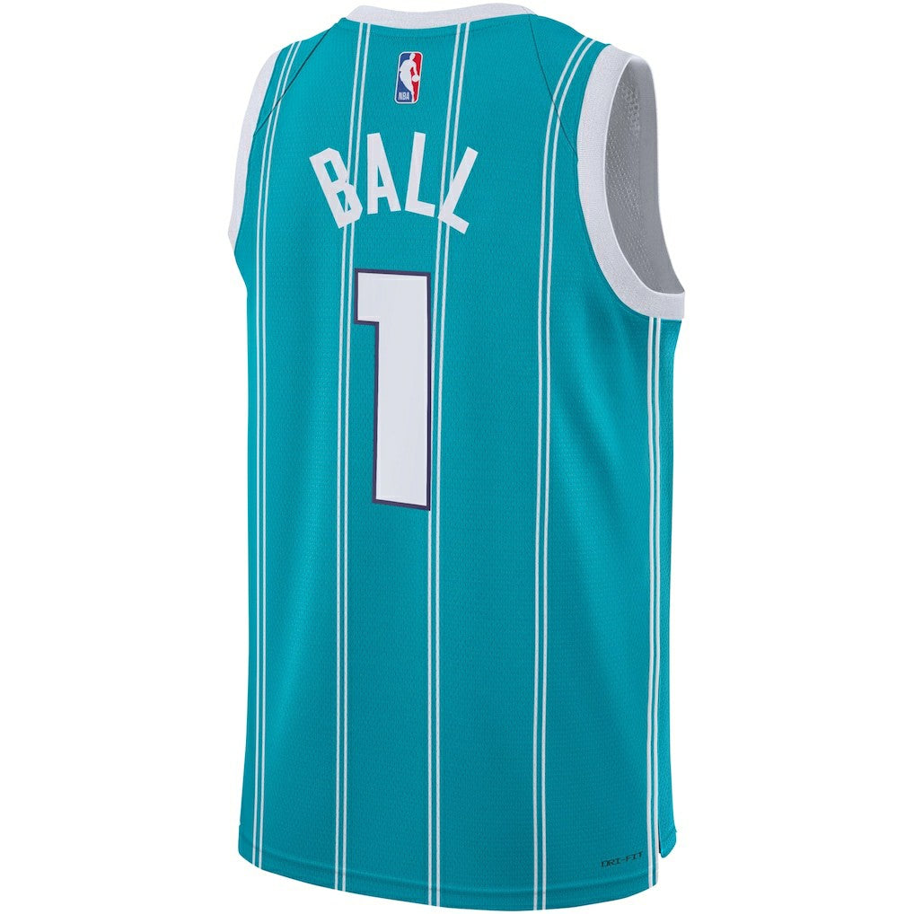 LaMelo Ball Charlotte Hornets Youth Swingman Jersey - Icon Edition - Teal