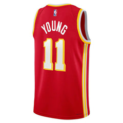 Trae Young Atlanta Hawks Youth Swingman Jersey - Icon Edition - Red